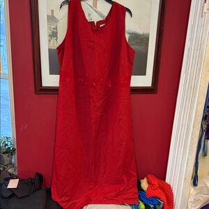 Coldwater Creek Elegant Red Maxi Dress